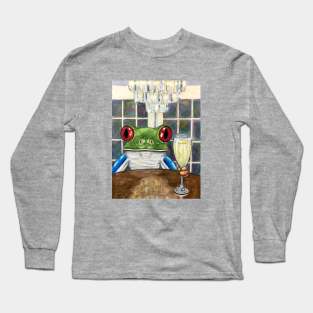 "Bubbly Frog" - Frogs After Five collection Long Sleeve T-Shirt